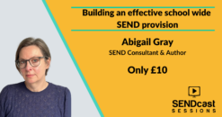 Building an effective school wide SEND provision with Abigail Gray