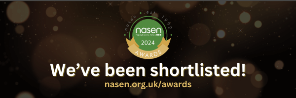 We've been shortlisted nasen 2024